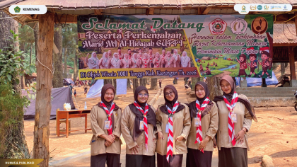 Mahasiswa PLP UIN Siber Syekh Nurjati Cirebon mendampingi kegiatan PERSESA MI Al-Hidayah GUPPI di Buper 1001 Tangga