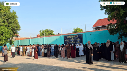PLP FITK UIN Siber Cirebon Dukung Hari Santri di MTs Salafiyah