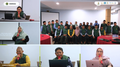 Penutupan Workshop Telaah Substansi Modul Ma’had Al-Jami’ah UIN Siber Cirebon bersama Mudir Ma’had, narasumber LPM, dan para tutor.