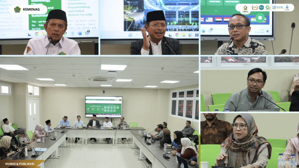 Rapat koordinasi finalisasi AICIS+ 2026 bersama Kemenag dan panitia lokal di Gedung Siber UIN Siber Syekh Nurjati Cirebon