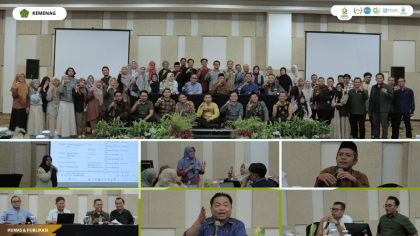 Rapat koordinasi panitia AICIS+ 2026 membahas persiapan agenda akademik, publikasi, dan expo inovasi.