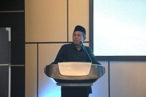 Rektor UIN Siber Cirebon Prof Aan Jaelani membuka sosialisasi kebijakan kenaikan jabatan akademik dosen