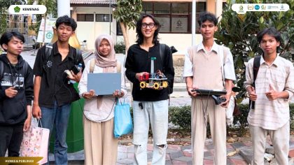 Siap Berlaga di OASE, Mahasiswa Informatika UIN Siber Cirebon Kembangkan Robot Transporter, Buka Peluang Pengangkutan Sampah Plastik Terpilah