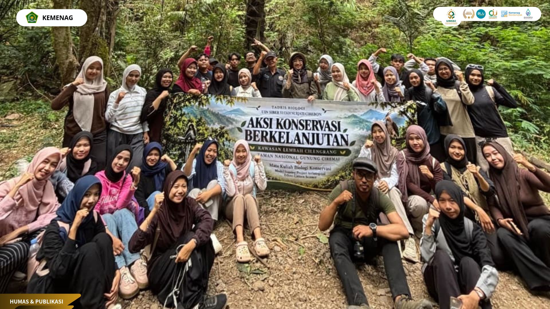From Science to Action! Mahasiswa Tadris Biologi FITK UIN Siber Cirebon Adopsi Pohon untuk Pulihkan Ekosistem Gunung Ciremai