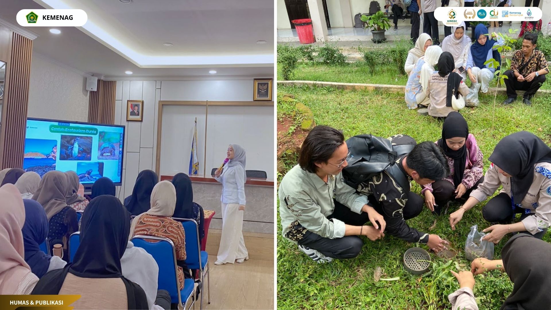 Tak Sekadar Teori, HIMPARIS UIN Siber Cirebon Praktik Kelola Sampah untuk Wujudkan Green Campus