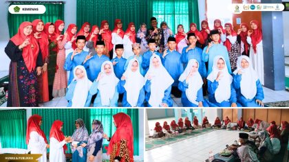 Tebar Kepedulian di Hari Santri dan Sumpah Pemuda, DWP UIN Siber Cirebon Sambangi Santri Al-Mutawally Kuningan