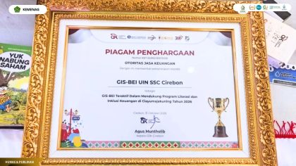 Kembali Raih Penghargaan OJK, GIS-BEI UIN Siber Cirebon Jadi Penggerak Literasi dan Inklusi Keuangan di Ciayumajakuning