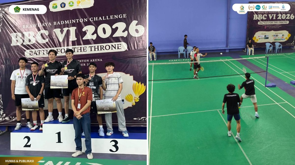 Rezky Kurniawan Mahasiswa Fasya UIN Siber Cirebon Raih Juara 3 Bulutangkis Nasional Brawijaya Badminton Challenge VI 2026