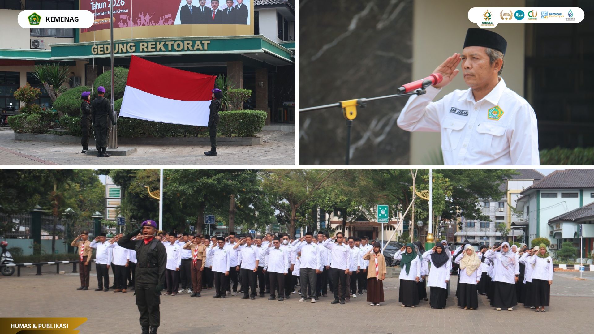 Dosen UIN Siber Cirebon Jadi Penguji Eksternal Tesis Pejabat Pemkab Tegal, Soroti Riset untuk Perbaikan Layanan Publik UIN Siber Cirebon – Dosen Tetap Program Magister dan Doktor Ekonomi Syariah UIN Siber Syekh Nurjati Cirebon, Prof. Aziz, dipercaya menjadi penguji eksternal dalam Sidang Tesis Gelombang VI di Universitas Islam Bunga Bangsa Cirebon, Sabtu (24/10/2026). Keterlibatan ini memperkuat kontribusi akademisi UIN Siber Cirebon dalam menjaga mutu pendidikan pascasarjana sekaligus mendorong pemanfaatan hasil penelitian untuk pembangunan daerah. Sidang tesis tersebut menguji penelitian dua pejabat publik dari Kabupaten Tegal, yakni Ischak Maulana Rohman dan Ali Dany Musthofa. Keduanya mengangkat persoalan kepemimpinan, budaya organisasi, dan kinerja yang berkaitan langsung dengan pengembangan usaha serta peningkatan kualitas pelayanan publik. Ischak Maulana Rohman mempresentasikan tesis berjudul “Analisis Pengaruh Budaya Organisasi dan Kepemimpinan Transformasional terhadap Kinerja Karyawan UMKM Batik di Kabupaten Tegal”. Penelitian ini menyoroti pentingnya budaya organisasi dan kepemimpinan dalam mendukung produktivitas serta daya saing usaha mikro, kecil, dan menengah (UMKM) batik. Sementara itu, Ali Dany Musthofa mengangkat tesis berjudul “Pengaruh Leadership dan Disiplin Kerja terhadap Kinerja Perusahaan di Perusahaan Daerah Air Minum Tirta Ayu Kabupaten Tegal”. Penelitian tersebut membahas faktor kepemimpinan dan disiplin kerja dalam mendukung kinerja perusahaan daerah, khususnya dalam penyelenggaraan layanan air minum bagi masyarakat. Prof. Aziz menekankan pentingnya landasan teori yang kuat dan metodologi penelitian yang tepat agar hasil riset memiliki validitas serta dapat dipertanggungjawabkan secara akademik. Menurutnya, penelitian pascasarjana idealnya tidak hanya memenuhi persyaratan kelulusan, tetapi juga menghasilkan analisis yang relevan dengan persoalan nyata di masyarakat. Proses pengujian berlangsung dinamis melalui pemaparan hasil penelitian dan pendalaman argumentasi ilmiah. Kedua mahasiswa mendapat kesempatan menjelaskan temuan serta mempertahankan pendekatan penelitian yang digunakan di hadapan dewan penguji. Ischak Maulana Rohman, yang menjabat sebagai Bupati Tegal, menunjukkan komitmen melanjutkan pendidikan di tengah tanggung jawab kepemimpinan daerah. Sementara itu, Ali Dany Musthofa, yang menjabat sebagai Pengawas Perumda Air Minum Tirta Ayu Kabupaten Tegal, mengangkat persoalan yang relevan dengan tata kelola dan kinerja perusahaan daerah. Prof. Aziz juga menyoroti pentingnya tindak lanjut hasil penelitian. Temuan mengenai kepemimpinan dan disiplin kerja dapat menjadi bahan evaluasi bagi Perumda Air Minum Tirta Ayu, sedangkan penelitian tentang budaya organisasi dan kepemimpinan transformasional berpotensi memberikan masukan bagi penguatan UMKM batik di Kabupaten Tegal. Namun, penerapan hasil penelitian tetap perlu disesuaikan dengan kondisi lapangan, kebutuhan organisasi, serta evaluasi kebijakan yang relevan. Dengan demikian, karya ilmiah dapat memberikan manfaat yang lebih luas daripada sekadar menjadi dokumen akademik. Keterlibatan dosen UIN Siber Cirebon sebagai penguji eksternal sekaligus memperkuat hubungan akademik ant perguruan tinggi. Kolaborasi ini membuka ruang pertukaran keilmuan, peningkatan mutu pendidikan pascasarjana, dan pengembangan riset terapan yang mendukung tata kelola pemerintahan daerah. Melalui kontribusi akademisi dalam forum ilmiah lintas perguruan tinggi, UIN Siber Syekh Nurjati Cirebon terus mendorong penguatan budaya riset yang kritis, aplikatif, dan berorientasi pada pemecahan masalah. Sinergi antara perguruan tinggi, pemerintah daerah, dan dunia usaha diharapkan dapat mendukung pembangunan daerah yang lebih produktif, profesional, dan berkelanjutan.